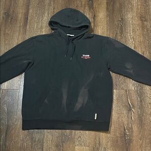 Vans Classic Black Grim Reaper Pizza Served Cold Hoodie XL
